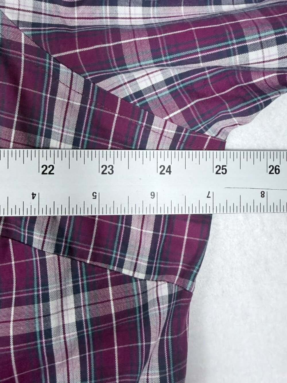 Lands' End No Iron Pinpoint Oxford Women's button up Size: 20W - Picture 7 of 12